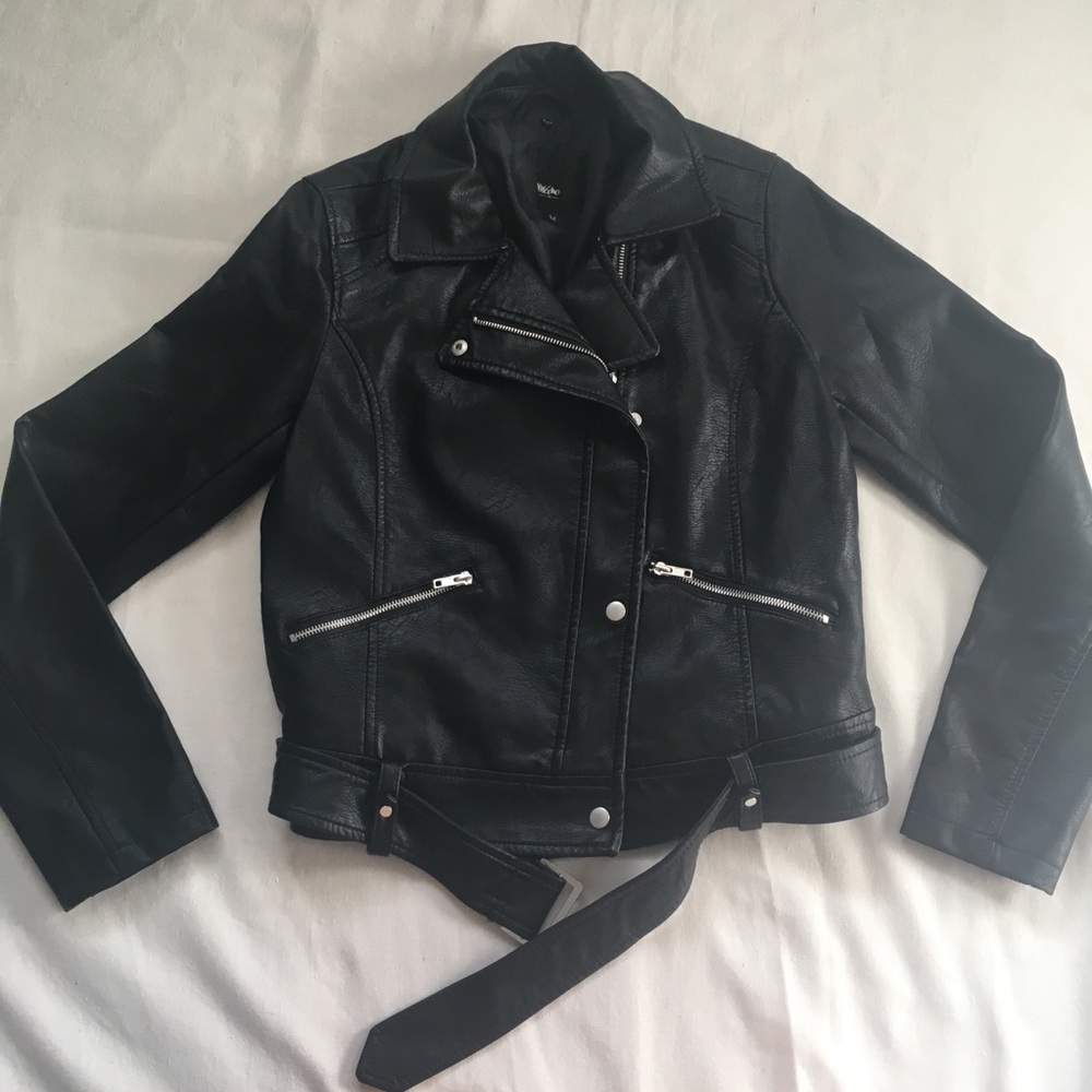 NWOT Faux Leather Jacket